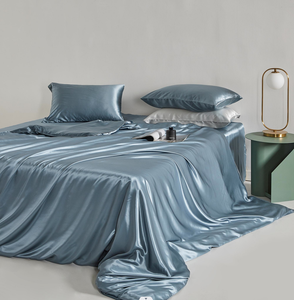 22MM 100% Mulberry <strong>Silk</strong> Bed <strong>Sheet</strong>, Duvet Cover <strong>Silk</strong> Bedsheet Set 100% <strong>Silk</strong> Bedding - Product Image 6