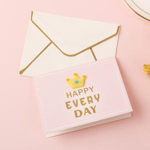 맞춤형 로고 아트 초대장 카드 접이식 비즈니스 인사 엽서 감사 카드 어머니의 날 생일 오프셋 제작 카드보드 - Product Image 6