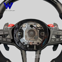 Volant en fibre de carbone CS adapté aux BMW Série 1 2 3 4 5 6 7 8 G20 G26 G30 G01 G02 G80 G82 G87 M3 M4 Accessoires de voiture