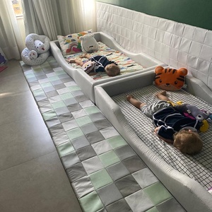 2025 Montessori thấp cách nhiệt bọt giường tầng cho trẻ em thoải mái mềm mại khung giường cho phòng ngủ hoặc trường học - Product Image 4