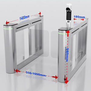 Torniquete Automático <span class=keywords><strong>de</strong></span> Acero Inoxidable 304 con Vidrio Acrílico Personalizado, <span class=keywords><strong>Precio</strong></span> <span class=keywords><strong>de</strong></span> Fábrica, con Lector <span class=keywords><strong>de</strong></span> Tarjetas <span class=keywords><strong>de</strong></span> Acceso Opcional - Product Image 4