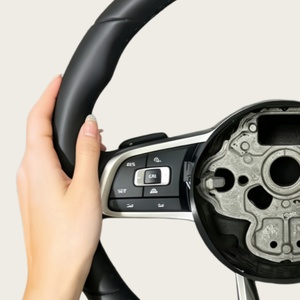 Volante de Cuero en Oferta para Volkswagen Golf 7 <span class=keywords><strong>GTI</strong></span> Golf R MK7 para VW <span class=keywords><strong>Polo</strong></span> <span class=keywords><strong>GTI</strong></span> Jetta Passat B8 Tiguan Sharan Touran - Product Image 2