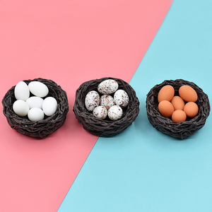 <span class=keywords><strong>2020</strong></span> nouveau Mini Nid Oiseaux Jardin De Fées Miniatures Artisanat Résine Kawaii Dessin Animé Oiseaux Artisanat Pour La Décoration De La Maison Accessoires - Product Image 4