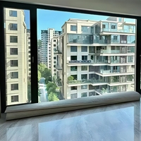 Ventanas Corredizas Horizontales Modernas de Aleación de Aluminio ZEYI con Rotura de Puente Térmico, Diseño de 3 Paneles para Uso en Hoteles