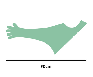 100 pièces jetables 90cm longueur d'épaule gants d'insémination vétérinaire nouvelle condition gants d'habillage pour usage vétérinaire - Product Image 3