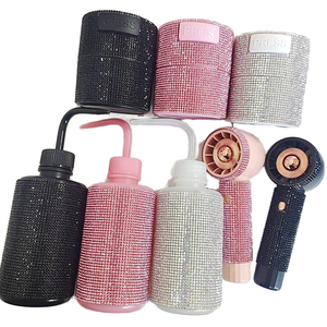 Bouteille de rinçage en plastique pour extensions de cils avec strass, flacon de lavage pour nettoyage des cils - Product Image 5