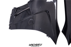 ชุดแต่งบอดี้คิทกันชนหน้าคาร์บอนไฟเบอร์ CF รุ่น <span class=keywords><strong>YC</strong></span> 3 สไตล์ สำหรับรถยนต์ 350Z Z33 ปี 2002 ถึง 2008 - Product Image 4