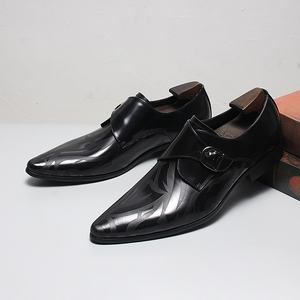 Nouvelles Chaussures Oxford en Cuir pour Hommes, à Enfiler, Imperméables, Respirantes, Motif Camouflage, Style Britannique, Formelles, Tendance - Product Image 1