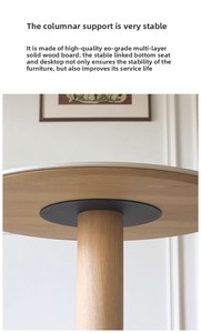 Juego de Muebles de Salón Modernos de Madera Maciza, Mesa de Comedor de Acero Inoxidable con Superficie de Roca - Product Image 4