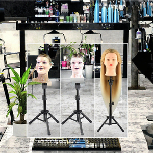 Soporte de Cabeza de Maniquí Ajustable de Aluminio Moderno y Duradero - Soporte de Trípode para Cabeza de Maniquí para Salón y Barbería - Product Image 3