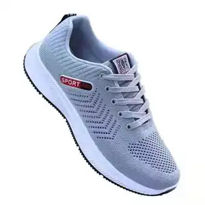 Hoge Kwaliteit China Groothandel Ademend Fly Weave Sport Schoenen Outdoor Casual Schoenen Mannen