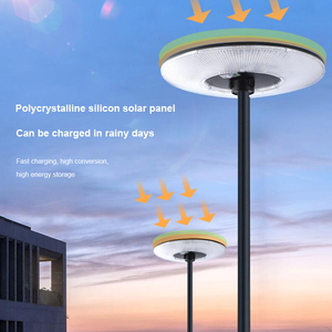 Lampe solaire d'extérieur pour maison et jardin, y compris des lumières étanches et des guirlandes lumineuses LED - Product Image 3