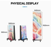 شاشة عرض LED قابلة للطي جديدة P1.5 P3.91 للمعارض، عالية الجودة، مقاومة للماء IP65، سطوع 800 شمعة، للاستخدام الداخلي والخارجي