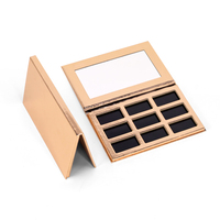 Emballage de palette cosmétique en gros Firstsail Mini emballage de palette de fard à paupières magnétique vide de logo personnalisé en PVC