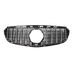 Calandre avant style GT pour <span class=keywords><strong>Mercedes</strong></span> <span class=keywords><strong>Benz</strong></span> Classe E W212 Facelift 2014-2016 E260 E200, à lames verticales, en ABS, pour pare-chocs, type Racing - Product Image 1
