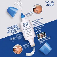 Colle pour perruque Lace Front à tenue forte, applicateur double embout, résistante à l'eau, séchage rapide, inodore, 32 ml