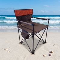 Chaise pliante en métal légère, réglable et portable au design moderne pour patio, extérieur, pêche, plage, camping