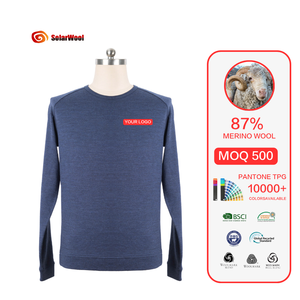 ชุดลองจอนผู้ชาย Solarwool เนื้อผ้านุ่มพิเศษ บุขนแกะ คอโอ ชุดชั้นในกันหนาวสำหรับฤดูหนาว ชั้นในชั้นพื้นฐาน - Product Image 1