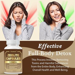 로즈베스트 중국 공장 맞춤형 천연 제올라이트 전신 디톡스 캡슐 식이 보조제, 소화 및 장 운동 개선에 도움 - Product Image 3