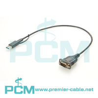 Cable combinado serie USB3.0 2 en 1 USB3.1 de 2 en 1, 2 en 1, 1 USB3.0, 1 USB3.1, a DB9 macho, RS232, con Chipset FTDI, USB a DB9, Cable convertidor serie