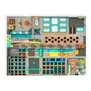 Trampoline intérieur géant commercial Jeux de <span class=keywords><strong>parc</strong></span> Fun City Playground Soft Trampoline Jumping Amusement Park - Product Image 3