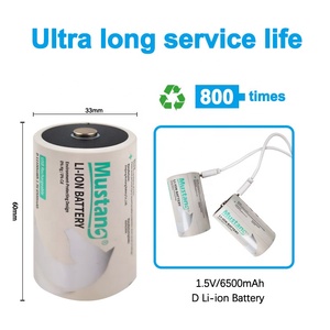 Baterai Lithium Primer Mustang 7500mWh Li-ion Ukuran D Port Pengisian Daya Tipe C Baterai Isi Ulang Ukuran D - Product Image 2