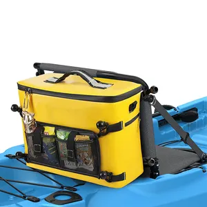 Borsa termica per schienale impermeabile prodotti per la pesca affidabili borsa per Kayak isolata borsa per Kayak e Paddle Board Deluxe da 15 litri