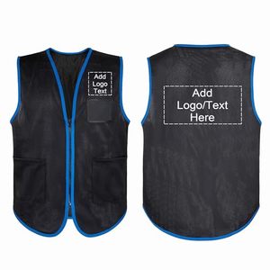 Chaleco de Uniforme Personalizado para Supermercado, Chaleco con Cremallera para Voluntarios, Chaleco para Eventos, Agregue su Logotipo, Chaleco Unisex - Product Image 6