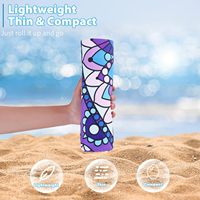 Light Thin Quick-Drying Tropical Microfiber Beach Towel for Women Adults for Sports Swimming Pool Bath Camping & Yoga-Sand-Free