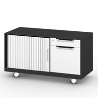 Casier modulaire en acier mobile verrouillable avec cloisons ouvertes Classeurs assemblés Tiroirs Bureau à domicile Atelier Utilisation en entrepôt