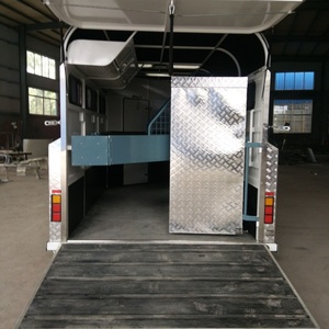 Remorque de voyage pour chevaux HERUI Pro-Rider Triple-Horse homologuée DOT, en aluminium, avec col de cygne, climatisée et équipée d'un équipement complet pour 2 personnes - Product Image 6