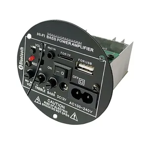 4 인치 서브 우퍼 내장 차량 장착 전력 증폭기 보드 컴퓨터 오디오 회로 보드 12V220v 범용