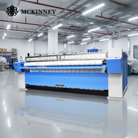 Machine à plier le linge automatique MCKINNEY 3300 mm avec écran tactile, machine à plier les draps