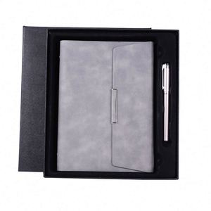 Custom Logo Creative Retro Leather Buckle Promotional A5 Business Notebook with Zodiac Forest <b>Paper</b> and UV Printing - Product Image 4
