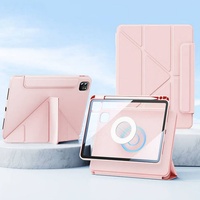 Étui à rabat détachable pour ipad Air13 étui anti-flexion magnétique fort pour Ipad Pro 13 acrylique 720 étui anti-chute pliable rotatif