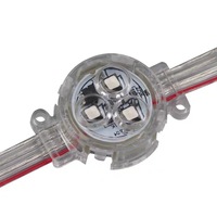 Luces LED Pixel RGBW Ucs2904, Luces Puntuales LED WS2811 de 30 mm, 12 V, IP68, Iluminación Permanente para Exteriores, Navidad, Paisajes