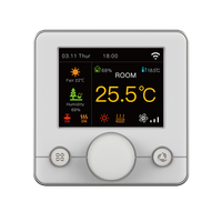 Thermostat intelligent WiFi Modbus FCU pour système à 4 tuyaux, écran LCD TFT IPS, thermostat pour ventilo-convecteur, Modbus 485
