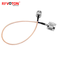 Câble RF de 50 cm, assemblage RG316, connecteur mâle N vers connecteur mâle BNC, pigtail RG316
