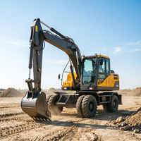 Excavatrice polyvalente de 15/18/21/23 tonnes, durable, pour les projets de construction lourde