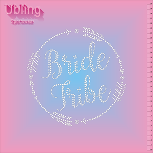 Khuyến Mại Bling Rhinestone Chuyển Thiết Kế Cô Dâu Cô Dâu Rhinestone Nhiệt Báo Chí Rhinestone Sắt Trên Chuyển Cho T Áo Sơ Mi - Product Image 1