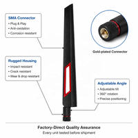 Antena de Router Inalámbrico para Exteriores de Doble Banda, Largo Alcance de 50 Millas, Receptor Omnidireccional de 10dbi, Antena de Comunicación de 2.4g y 5.8g