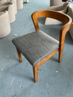 Ensemble de mobilier de restaurant pliable écologique moderne, chaise haute et table avec tabouret en bois pour hôtels, centres commerciaux, bars