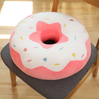 Ventes chaudes Jouets en peluche personnalisés en forme de beignets, oreiller dessert, coussin chocolat, poupées, jouet en peluche, décoration, cadeau pour filles