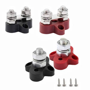 Conector de batería M8, Terminal de barra de <span class=keywords><strong>Bus</strong></span> individual, batería de litio de alta resistencia, conector Dual para Unión de bloques de alimentación - Product Image 1