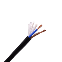 Cuivre nu DC CCA RVV RVVP Vct approbation CE fil électrique H03VV-F Flexible 3 noyaux 3x1.5mm2 contrôle câble d'alimentation industriel