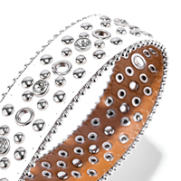 Ceintures personnalisées avec logo Western BB Simon GG pour hommes et femmes, boucle en alliage avec strass, style punk, hip hop, mode personnalisée