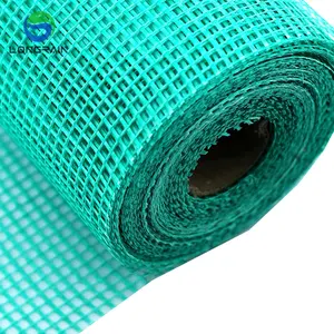 green 6X6mm Stone transportation protection with marble back net/enhanced Marble stone anti-fracture fiber glass nets