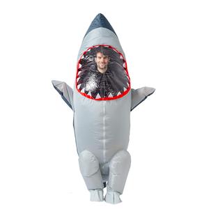Disfraz Inflable de Tiburón <span class=keywords><strong>para</strong></span> Fiesta de <span class=keywords><strong>Disfraces</strong></span>, Mascota Animal, Disfraz Inflable de Cuerpo Completo <span class=keywords><strong>para</strong></span> Adultos <span class=keywords><strong>para</strong></span> Exteriores - Product Image 4