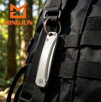 Couteaux pliants de poche portables de camping EDC en acier inoxydable de haute qualité