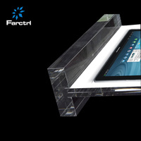 Support de table vertical personnalisé avec logo d'entreprise, format A3/A4/A5, cadre de menu en acrylique, porte-enseigne publicitaire magnétique